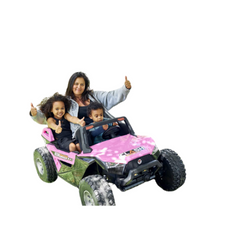 24v Dune Buggy 2 Seater Off-Road UTV Electric Motorized Kids' Ride-on Car Parental Remote Control Perfect Gift Limited Edition Black - Kids On Wheelz