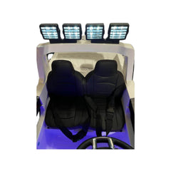 2 Seaters 24V Licensed Ford Super Duty F450 White Electric Kids' Ride On Car with Parental Remote Control Perfect Gift - Kids On Wheelz